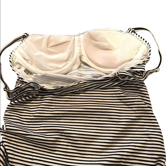 Soma Swim Bandeau Striped Tankini Top - Picture 12 of 16